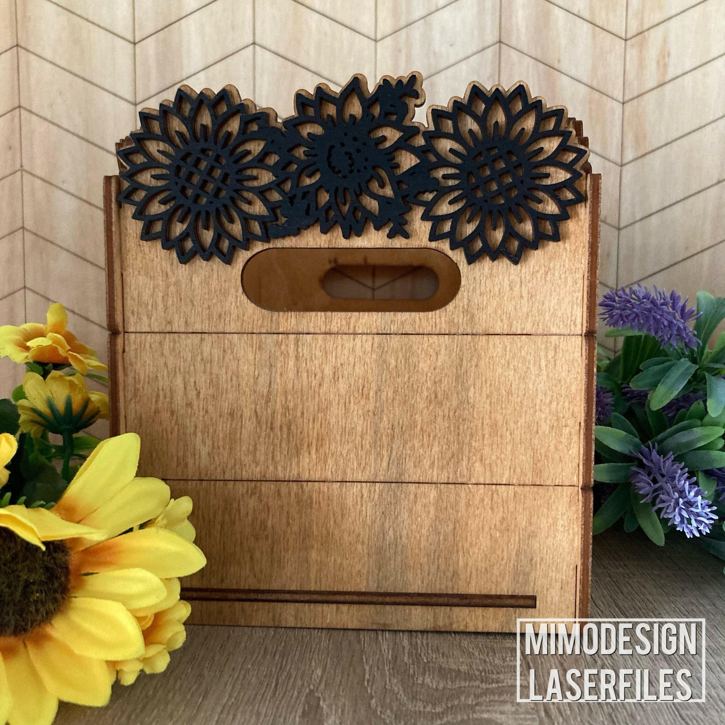 Sunflowers Box / Crate