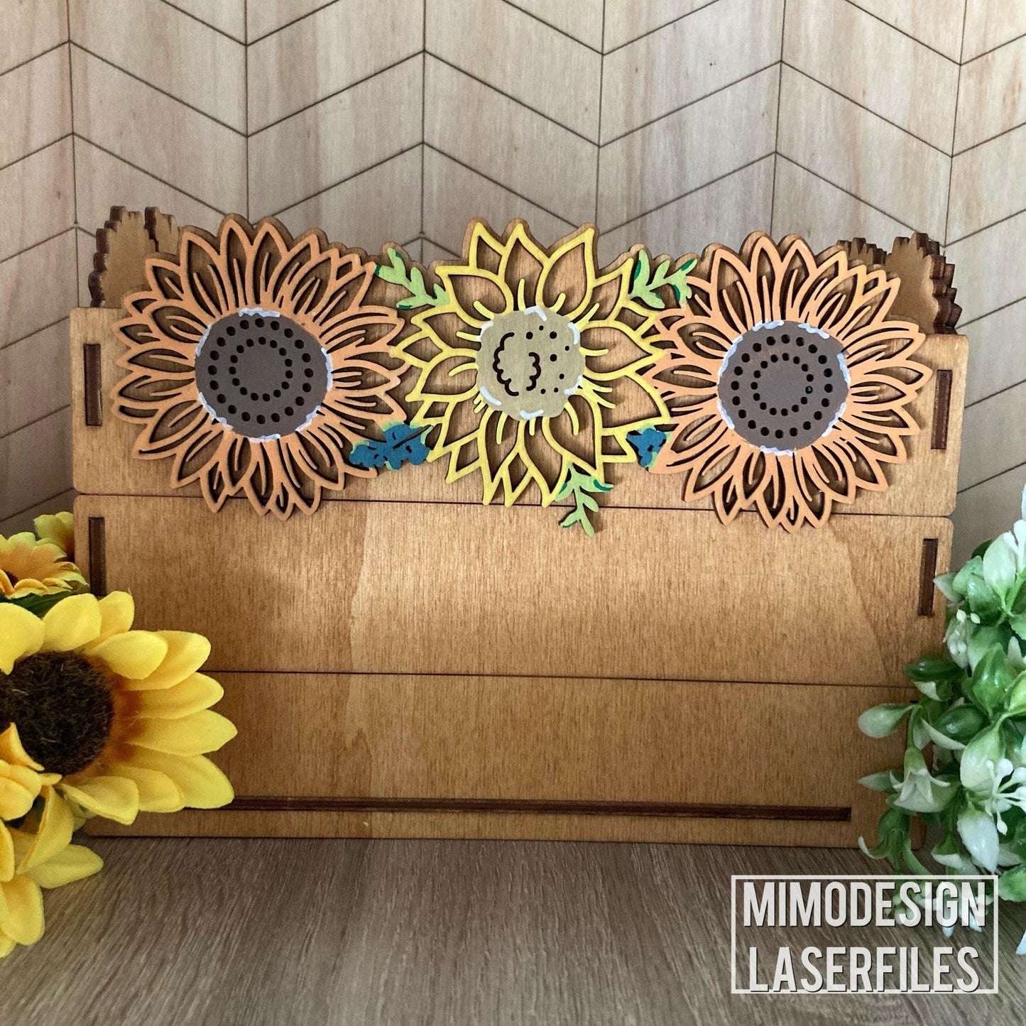 Sunflowers Box / Crate