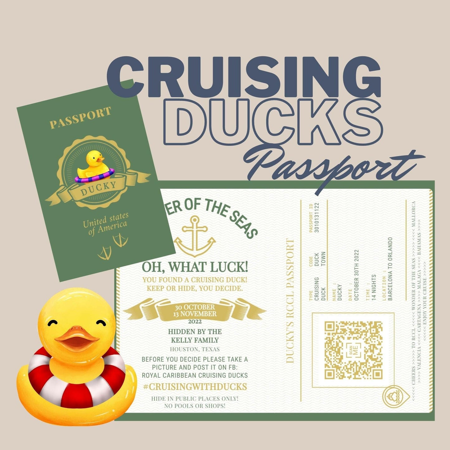 Passport to Adventure: Explore the World with Your Cruising Rubber Ducks
