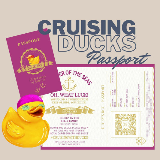 Take Your Ducks on a World Tour with Our Customized Duck Passports