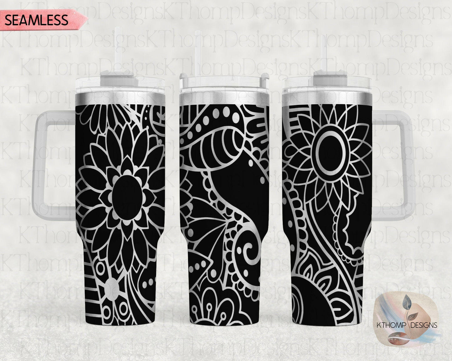 Doodles Laser Engraved Design for 40oz Tumbler, Digital Download, SVG, Seamless Design, Tumbler Wrap For Laser Rotary