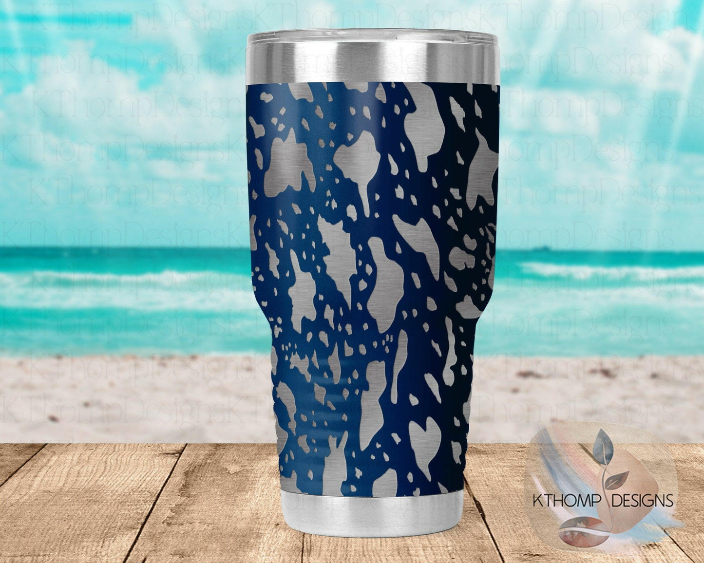 Cowhide Laser Engraved Full Wrap for 20oz & 30oz Tumblers, Digital Download, SVG, Cow Pattern Seamless Design, Tumbler Wrap For Rotary