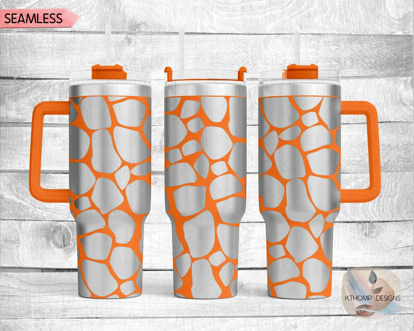 Giraffe Pattern Laser Engraved Full Wrap Design for 40oz Tumbler, Digital Download, SVG, Seamless Design, Tumbler Wrap For Laser Rotary