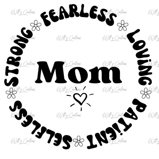 Motivational Mom PNG Digital Download for Encouragement and Inspiration - Heartwarming, Uplifting Design for Mother's Day Gifts, Cards, More