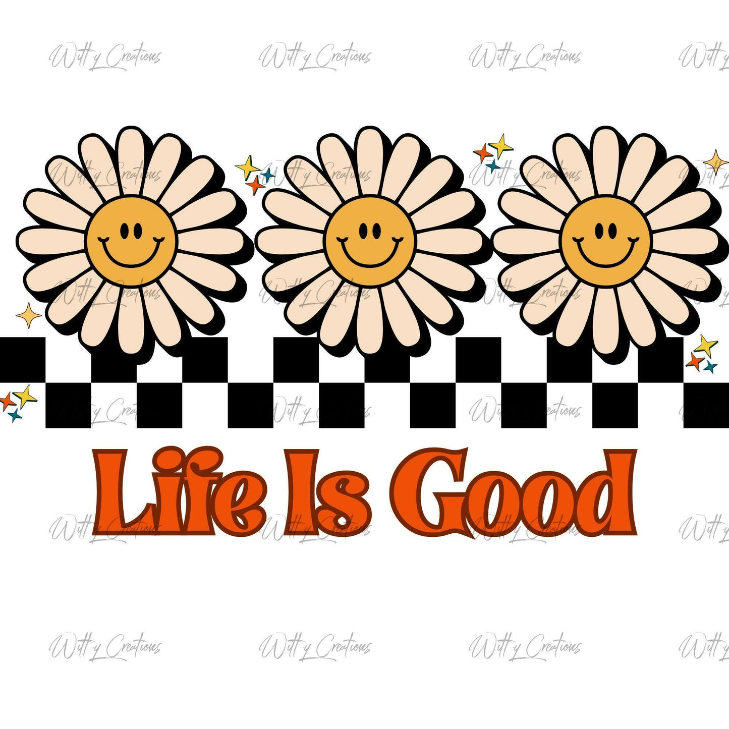 Life is Good PNG Digital Download for Positive Vibes and Inspiration - Colorful and Cheerful Design for T-Shirts, Mugs, Posters, and More