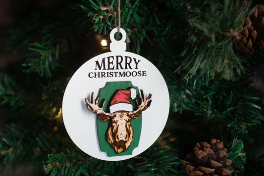 Merry Fishmas and Merry Christmoose Christmas Ornaments SVG, PNG