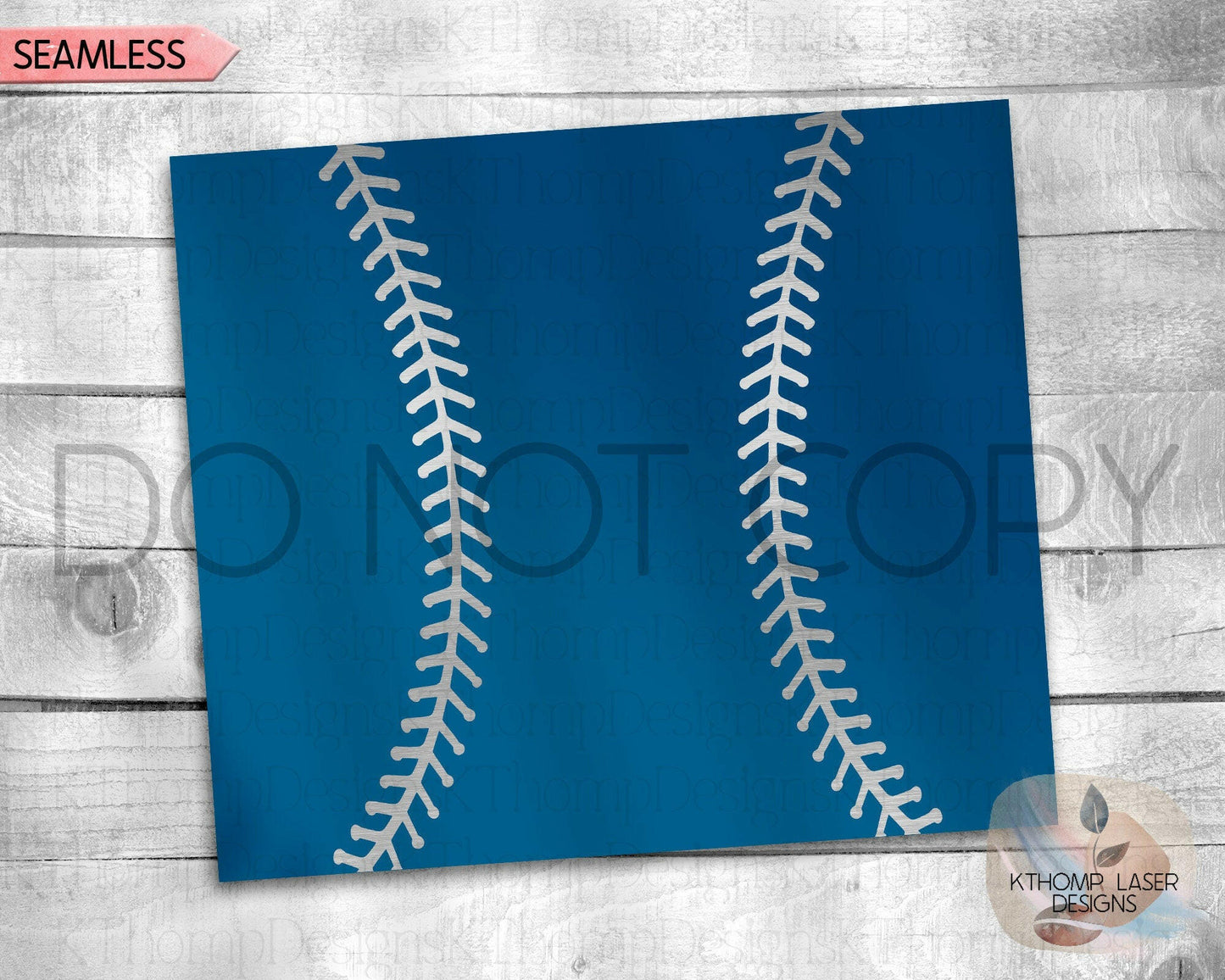 Baseball Stitches Laser Engraved Design for 20oz Skinny Tumbler 3 Sizes Incl, Digital Download, SVG, Seamless Design For Laser Rotary