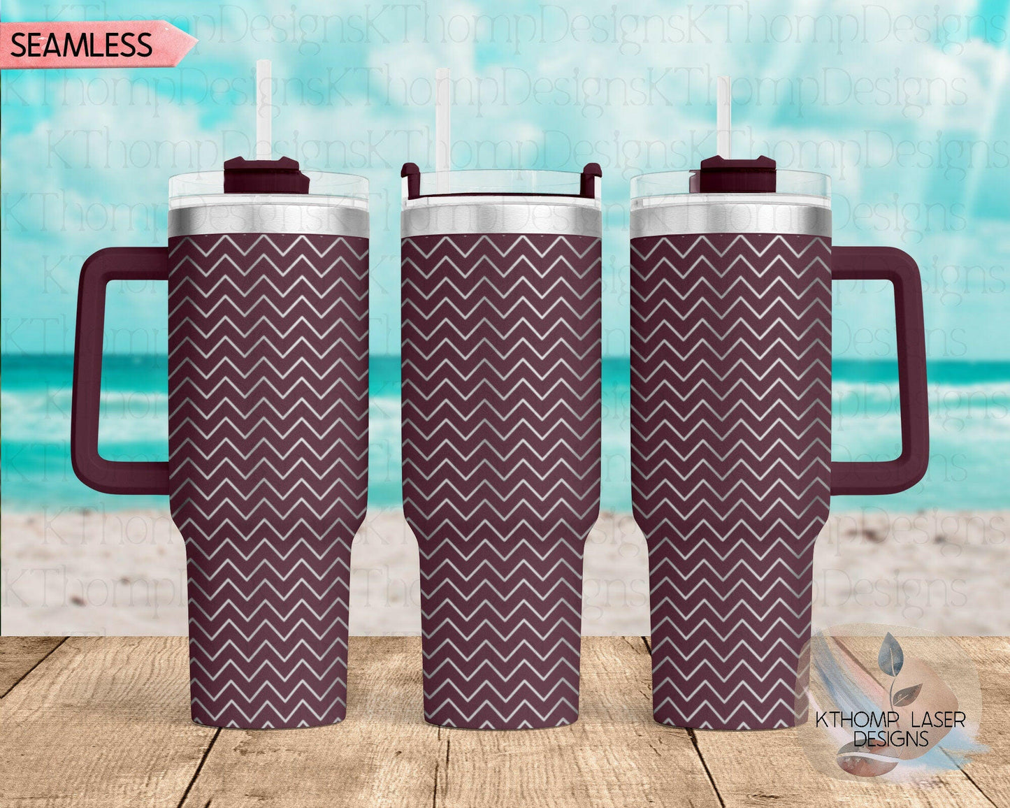 Chevron Lines Pattern Laser Engraved Full Wrap for 40oz Tumbler, Digital Download, SVG, Seamless Design, Tumbler Wrap For Laser Rotary