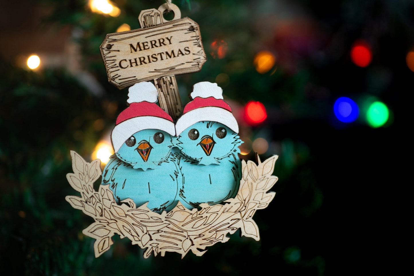 LaFirst Christmas in Our New Nest Christmas Ornament SVG, PNG