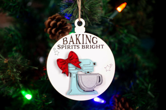 Baking Pun Christmas Ornaments SVG, PNG