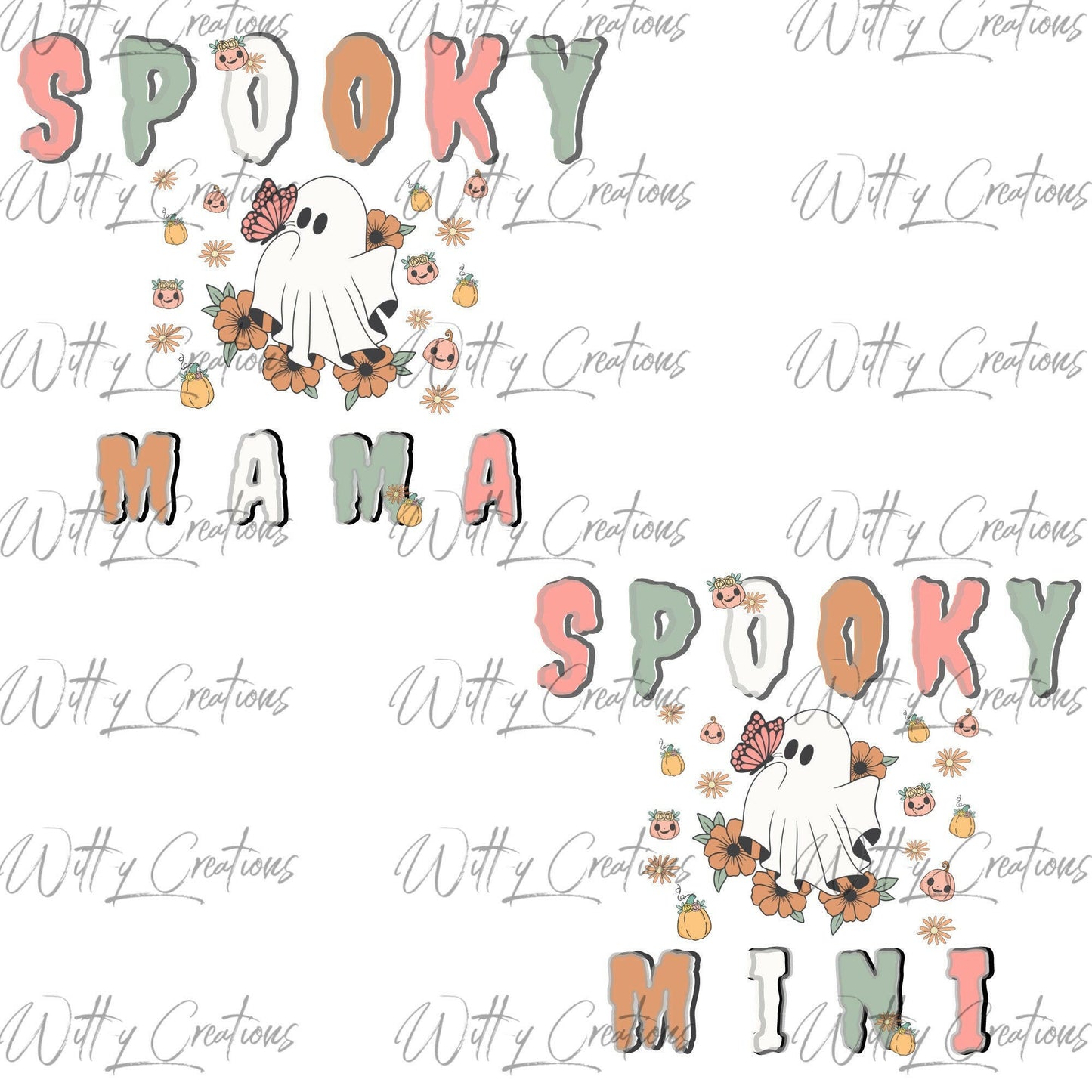 Spooky Mama & Mini PNG