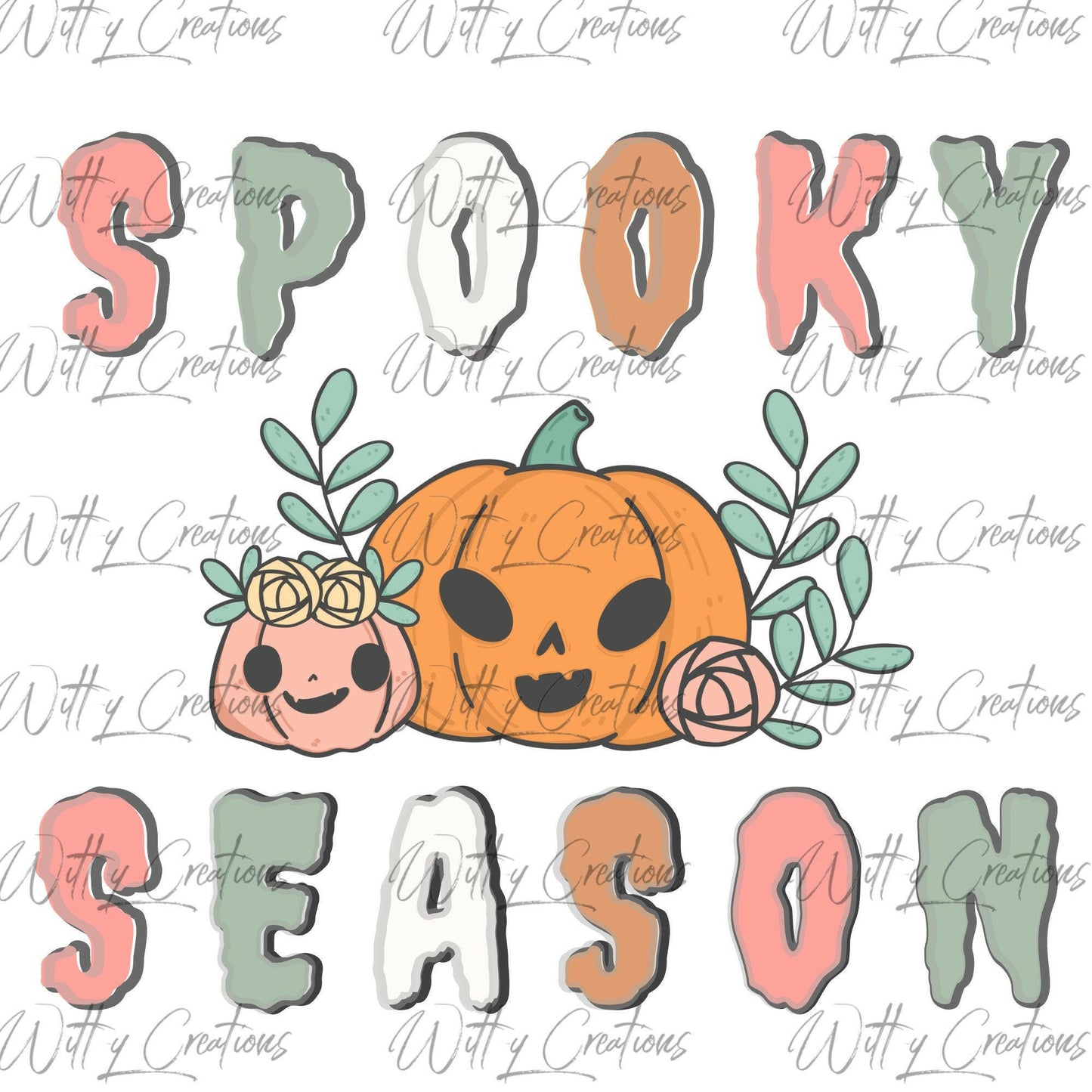 Pastel Spooky Season PNG