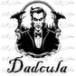 Dadcula PNG Digital Download - Vampire Dad Funny Clipart - Halloween Father's Day Printable - Spooky Dad Illustration - Instant Download