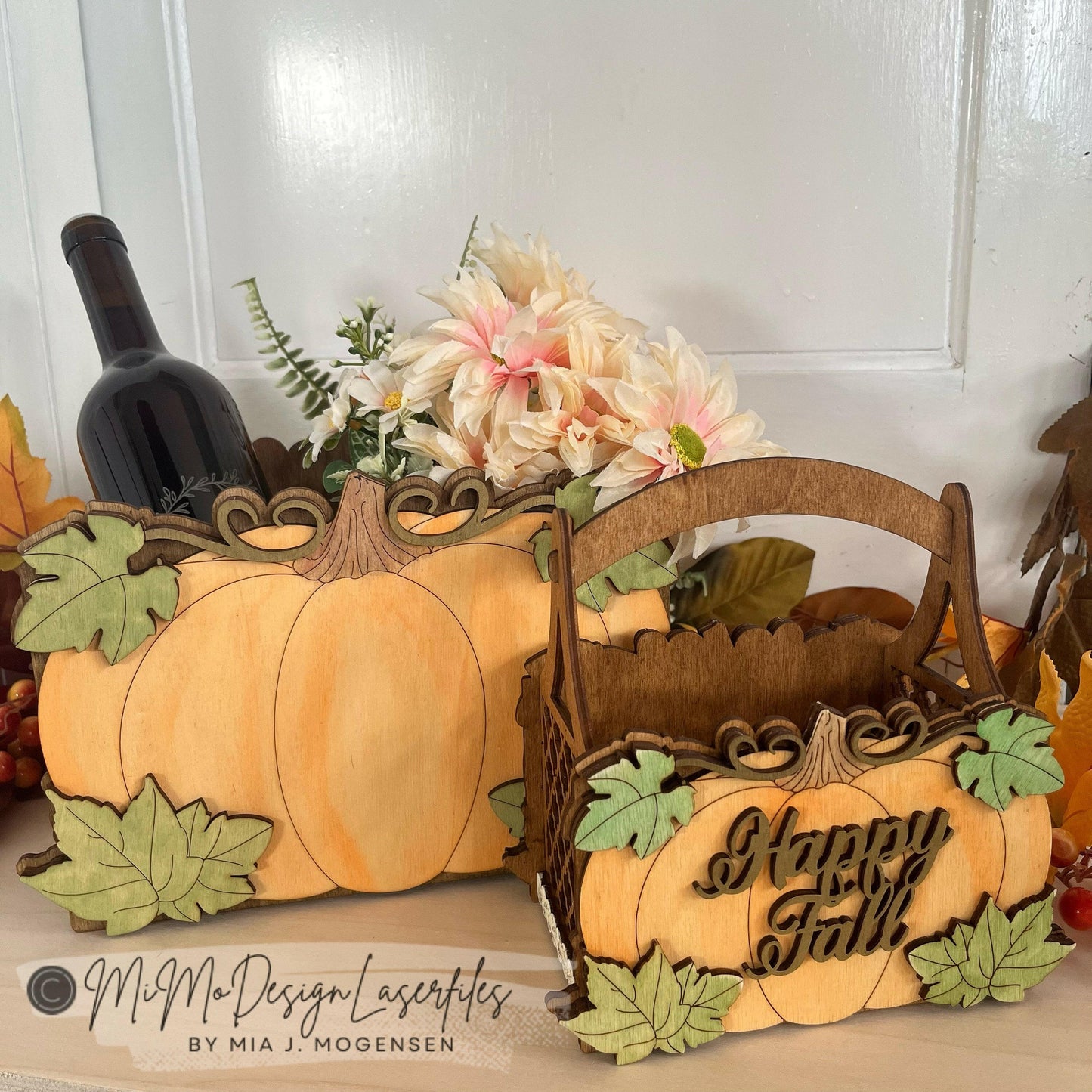 Master Bundle for Pumpkin Fall / Autumn Baskets + Boxes Big + Mini Sizes