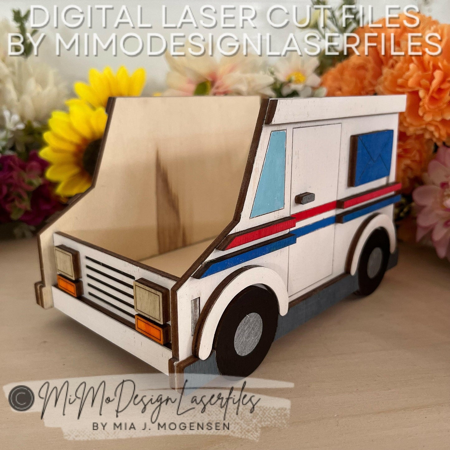 Mini Postal Service USPS Van / Car Gift Box / Crate