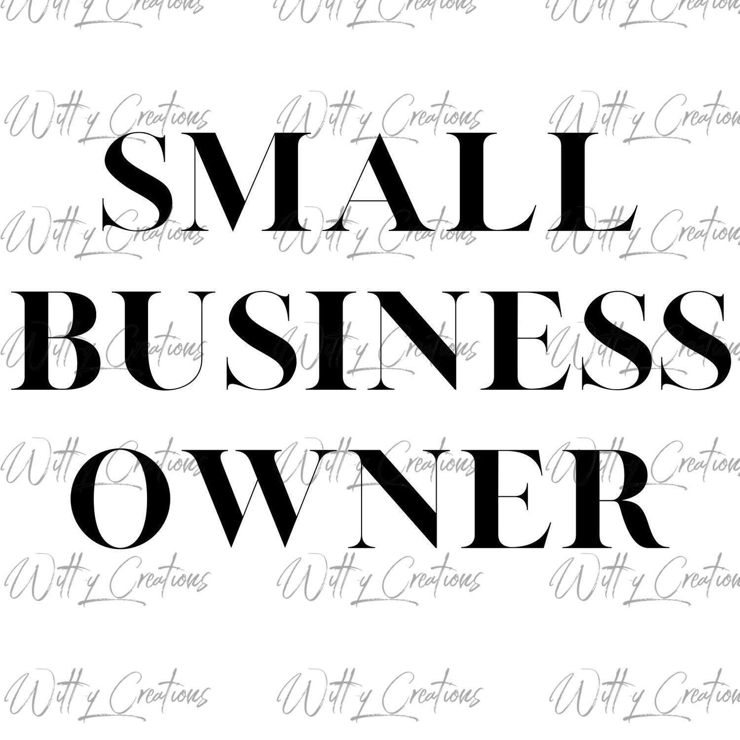 Small Business Owner PNG Digital Download - Entrepreneur Clipart, Instant Business Graphics, Printable Planner Stickers, Commercial Use