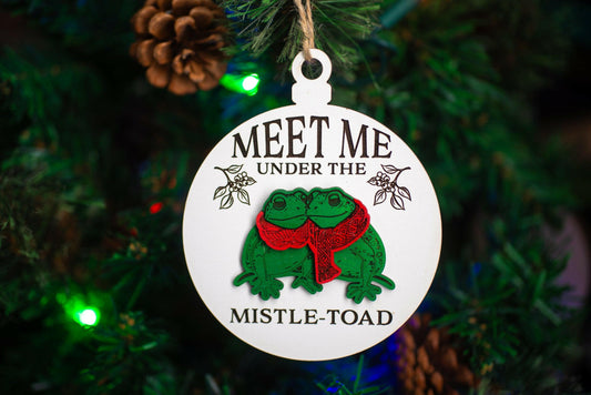 Mistletoad, All I Want for Christmas is Ewe Christmas Ornaments  SVG, PNG