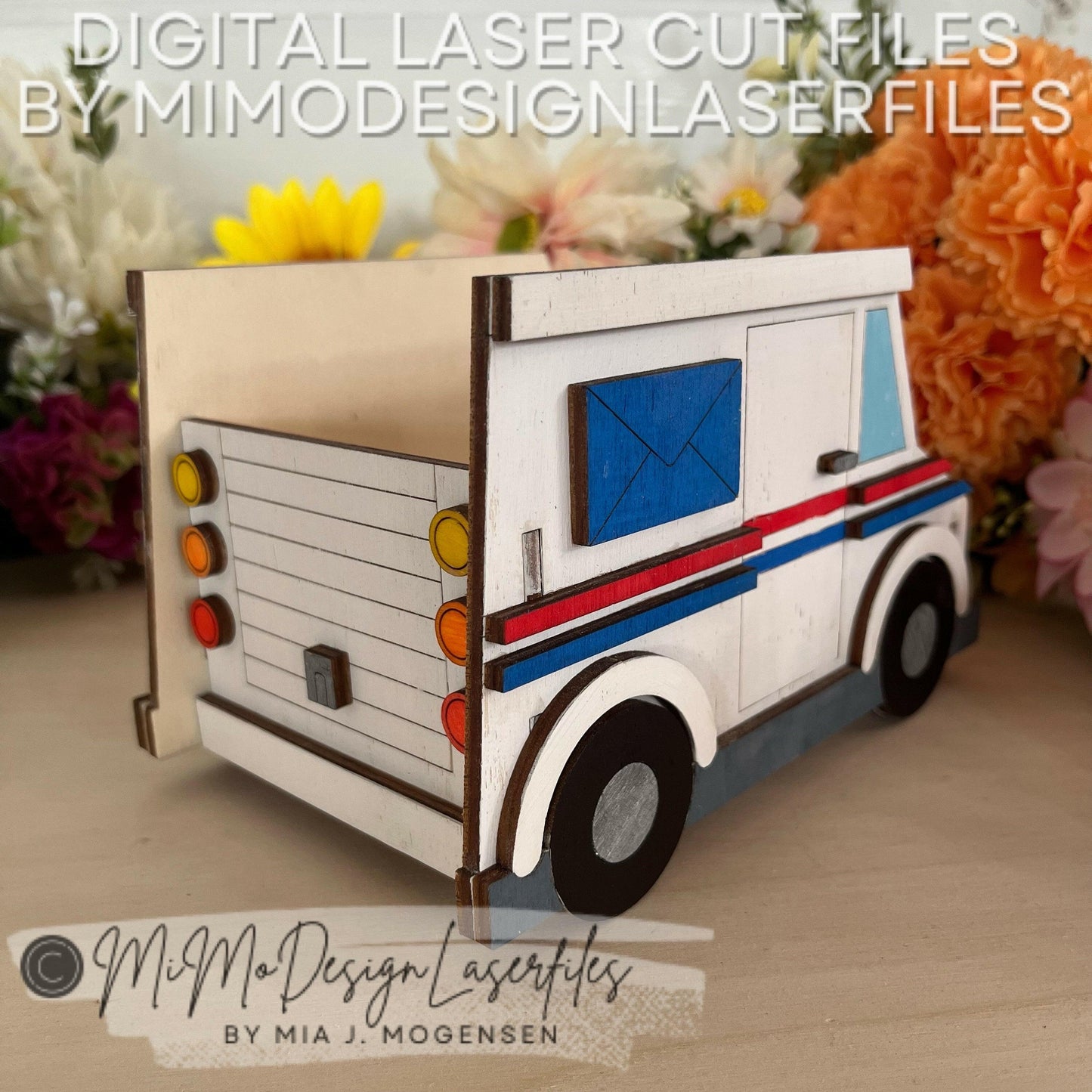 Mini Postal Service USPS Van / Car Gift Box / Crate