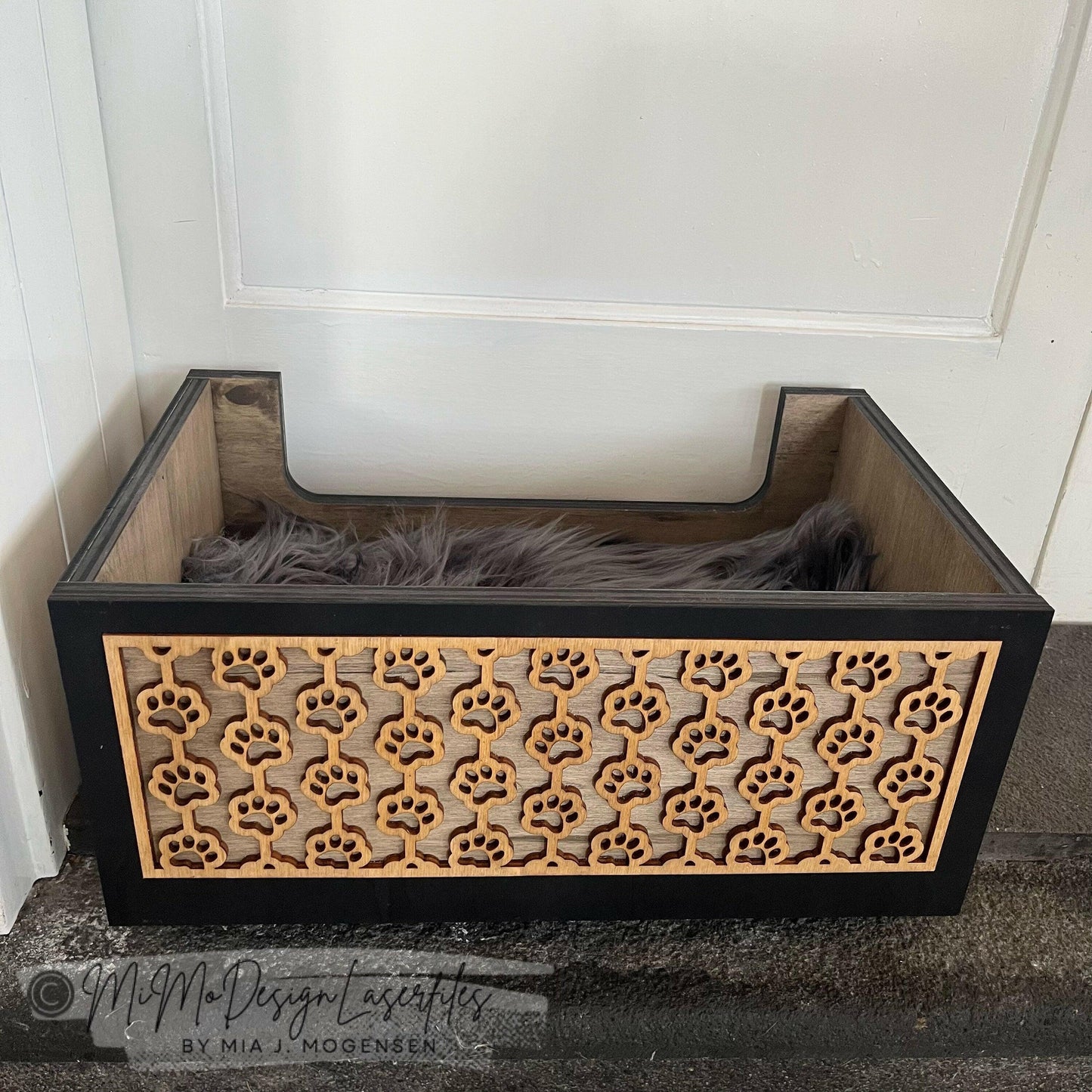 Cat Bed / Box for toys, blankets, leashes, accessory, decoration, food and storage 15"x9"