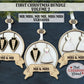First Christmas Ornament bundle VOL 2, includes Mr and Mr, Mrs and Mrs, 2023-2030 included, same sex ornaments, svg, pdf, laser files only