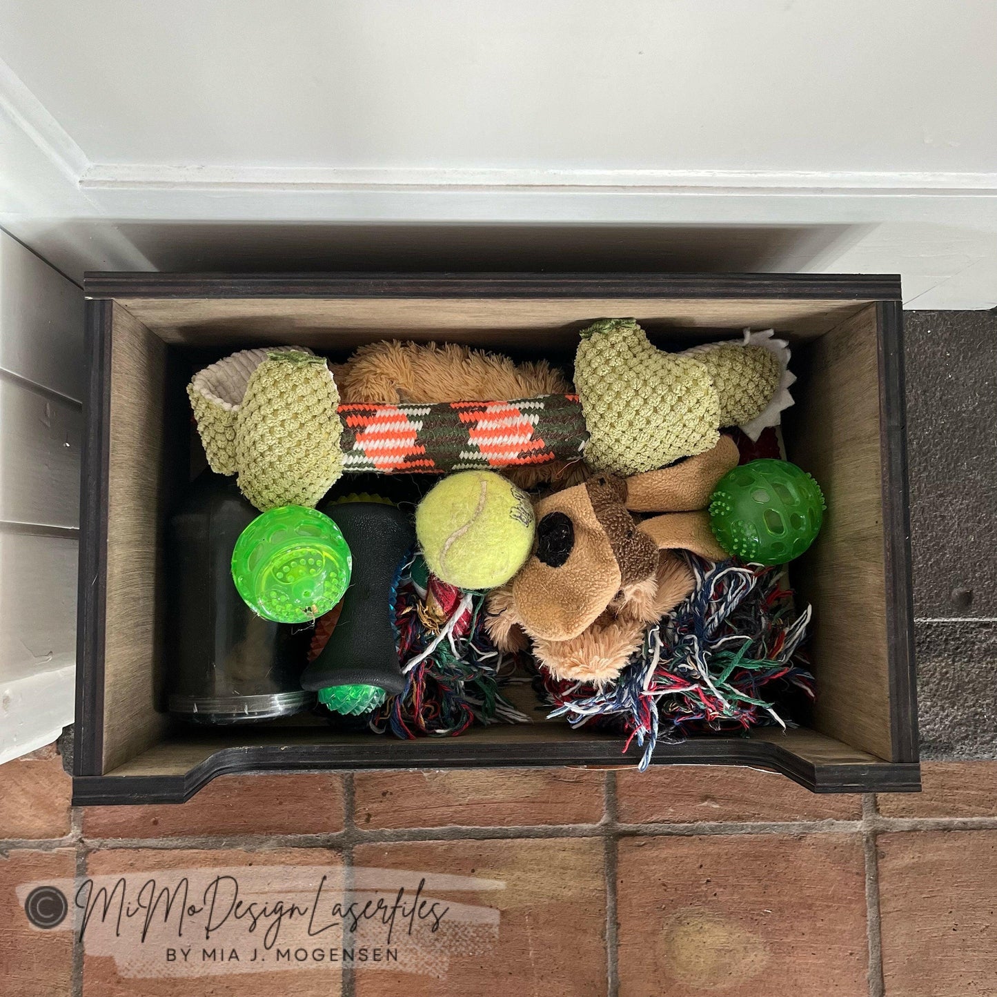 Dog Toy Box for toys, blankets, leashes, accessory, decoration, food and storage or small bed