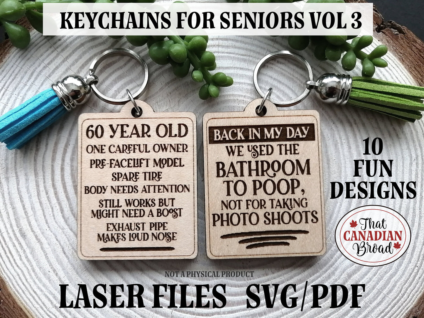 Keychains for Seniors Vol 3, 10 designs, Seniors, Keychains, Funny keychains, keyhangers and keychains,laser file,  digital file only, svg, pdf,